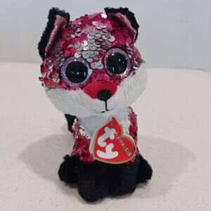 NEW Ty Flippables Beanie Boo named Jewel the Fox